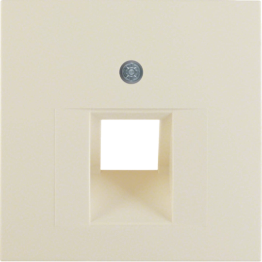 5314078982 - B.Kwadrat Płytka czołowa do gniazda przyłącz. UAE 1-kr komp./tel., krem