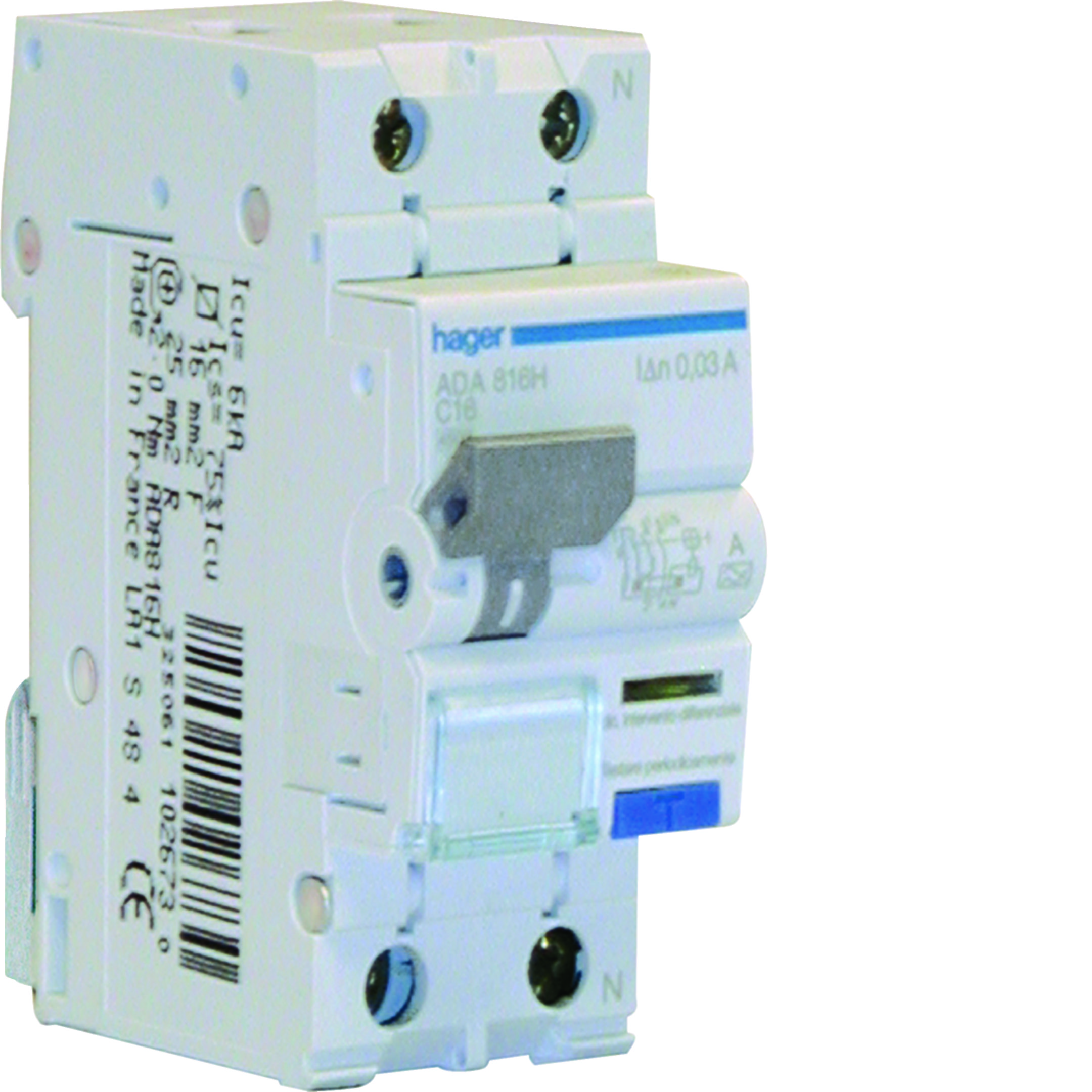 DIFF MAGN ACC 1PN 30MA A 4A 4.5KA C 2M