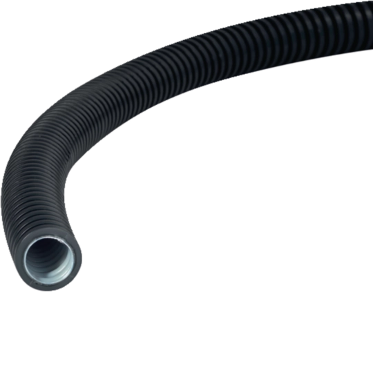 B11692 - Tubo corrugato coestruso pieghevole autoestinguente 30m 3321 nero FCXN32