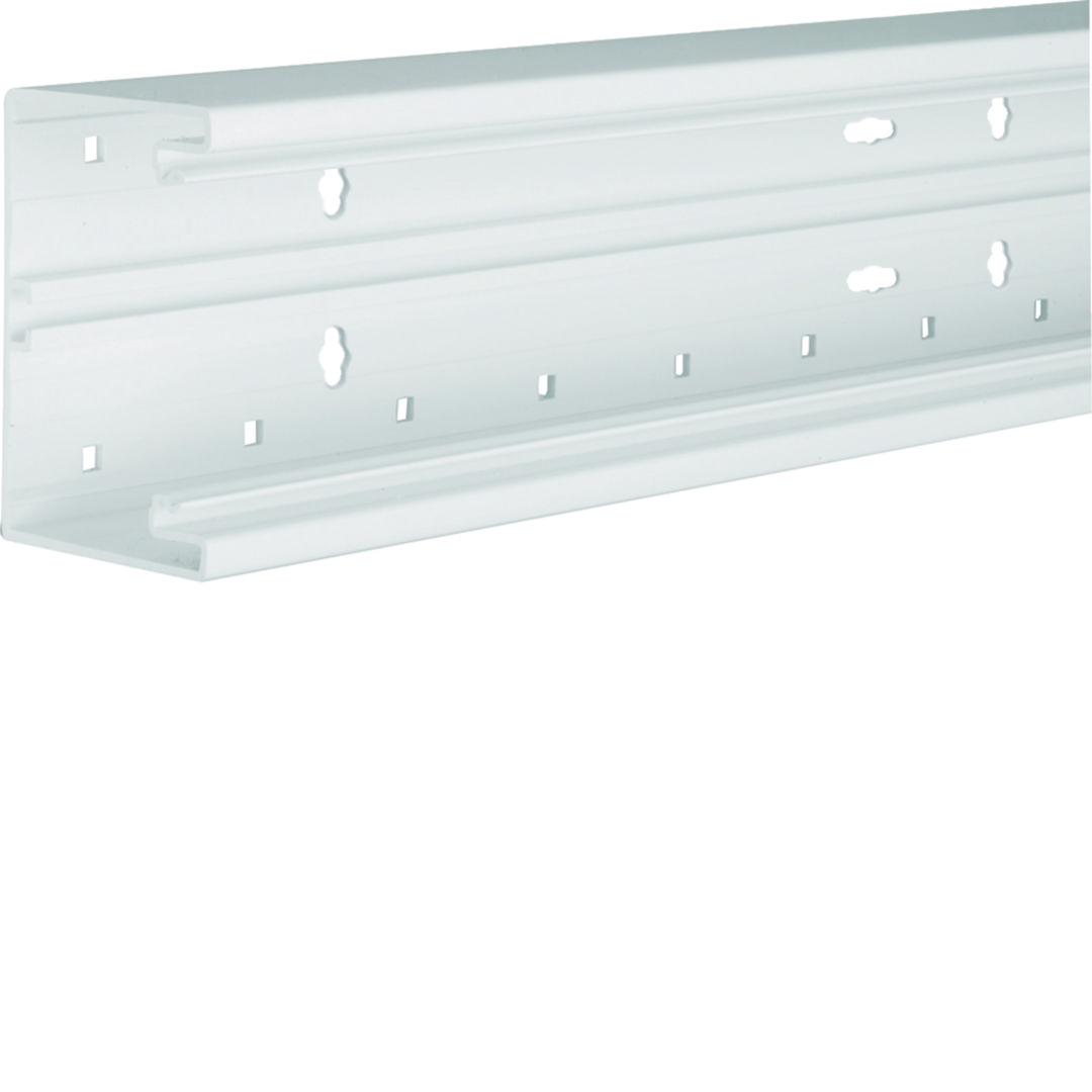 Parapetcsatorna 100mm x 68mm 2000mm kezeletlen műanyag fehér BR Hager