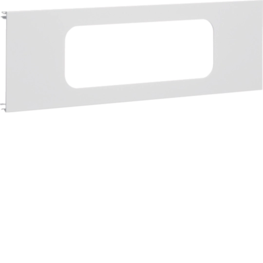 Blende 3-fach R18 für UP-Einsatz mit Rahmen Aluminium BRA OT 120mm verkehrsweiß