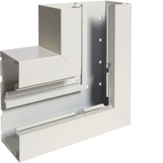 BRA8517059016 - Flachwinkel aus Grundprofil zu BRA 85x170mm Oberteil 80mm aus Alu verkehrsweiß