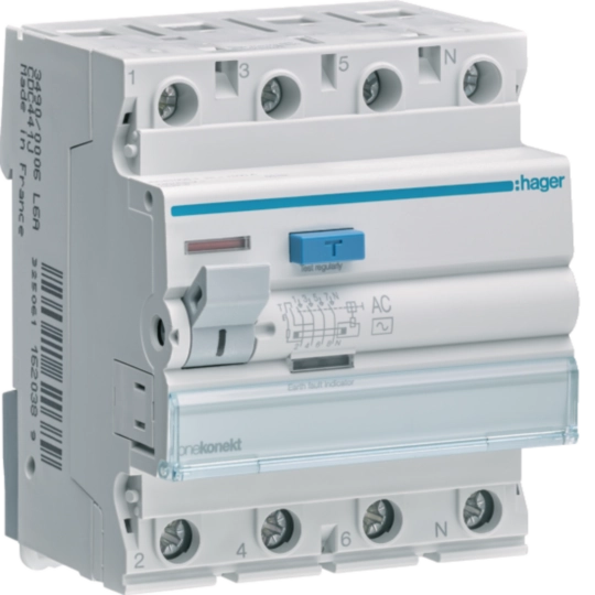 CFC464J - RCCB 4P 63A 300mA AC Class