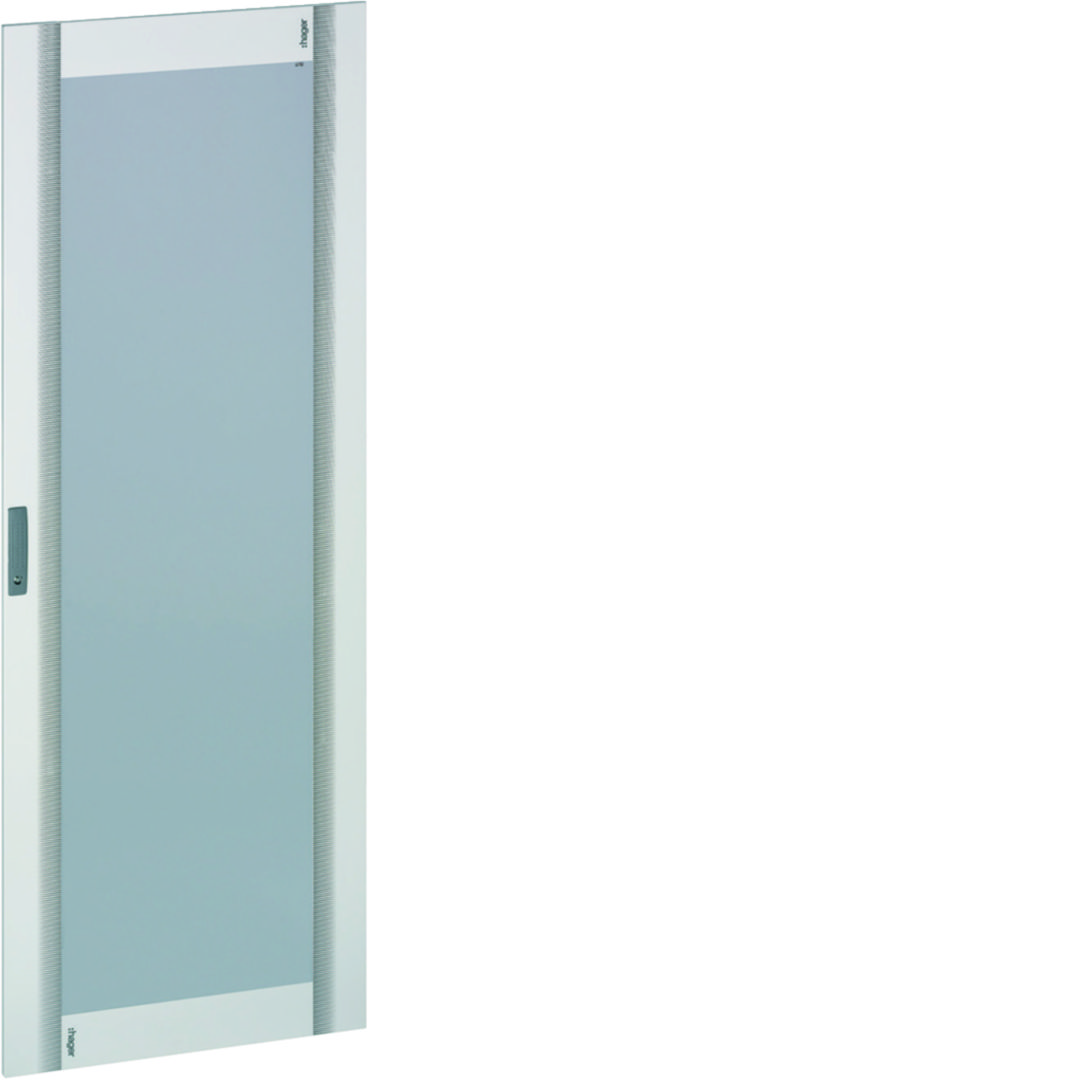 Ajtó átlátszó fehér porszórt IP55 900mmx 1900mmx Quadro+ Hager