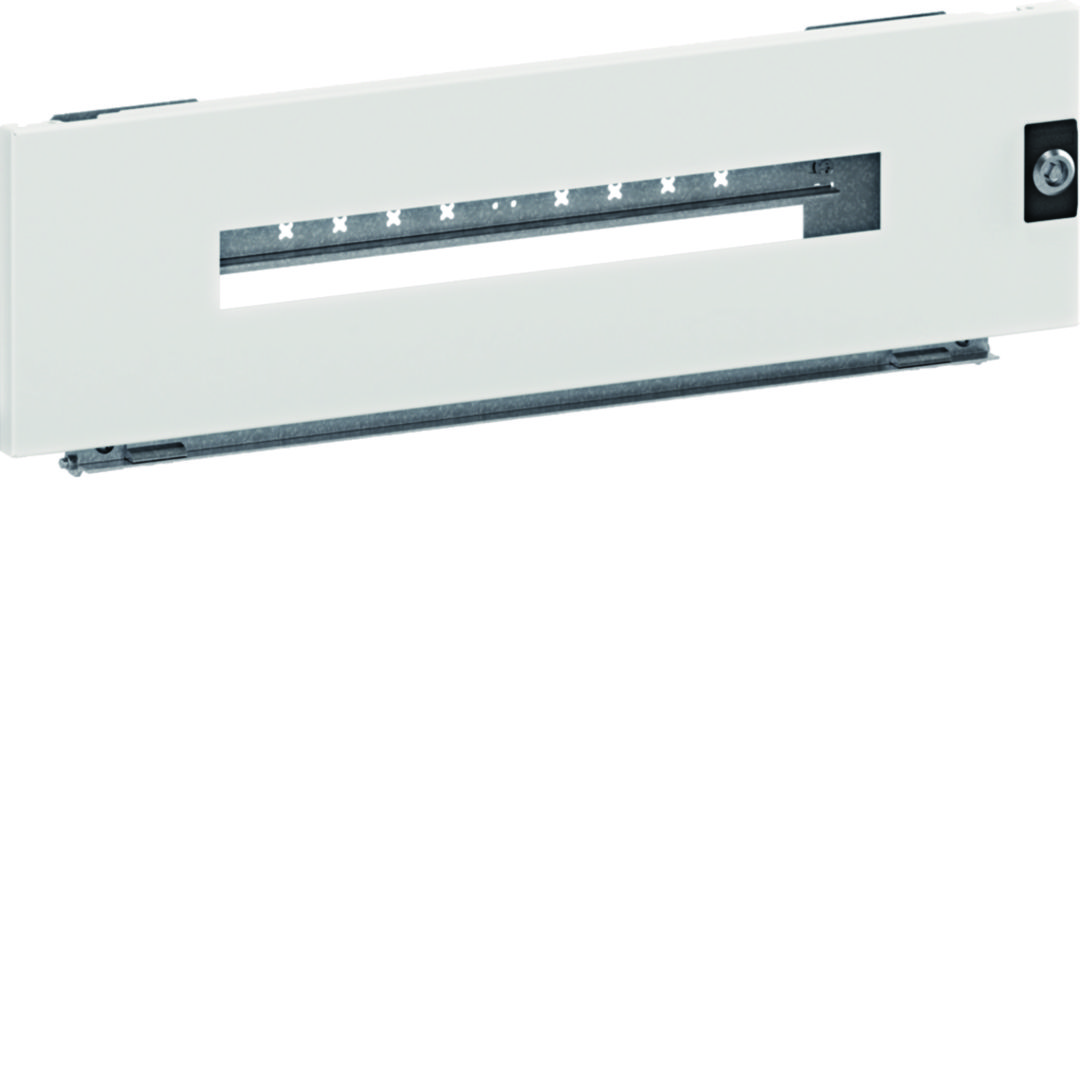 Modul ajtó maszkos fehér lakkozott acél IP43 800mm x 200mm QuadroEvo Hager