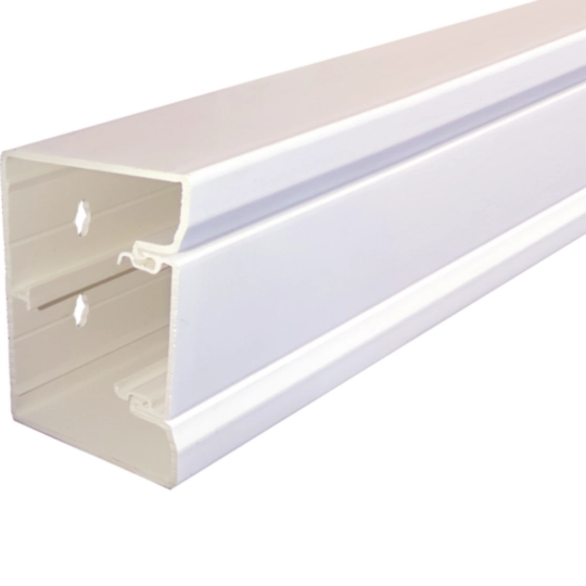 GBD5008509010 - Goulotte d'installation GBD 50x85mm 1 compartiment, PVC blanc