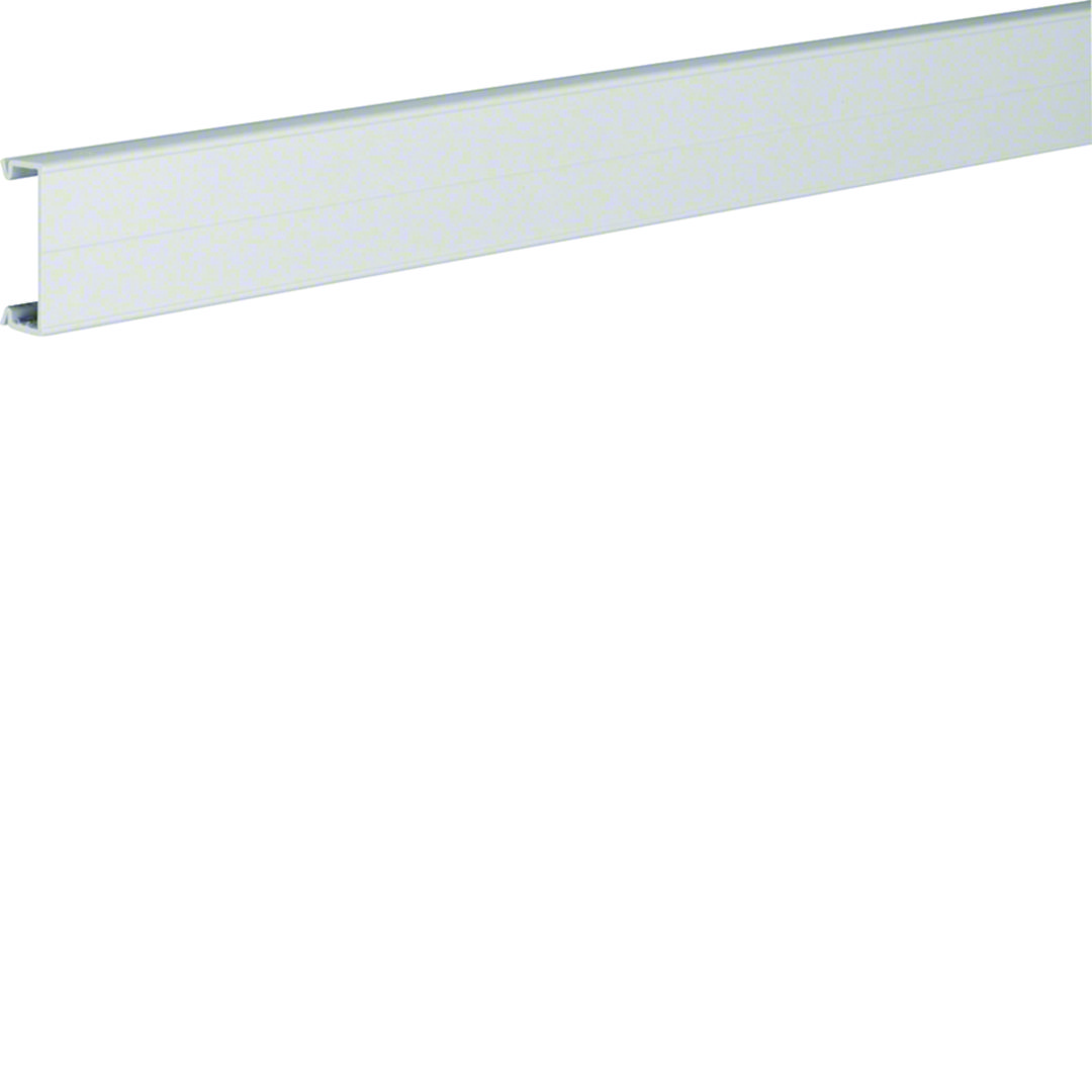 Huzalozócsatorna fedél 40/60/80mm magas csatornához 40mm-sz 2000mm világosszürke HA7 Hager