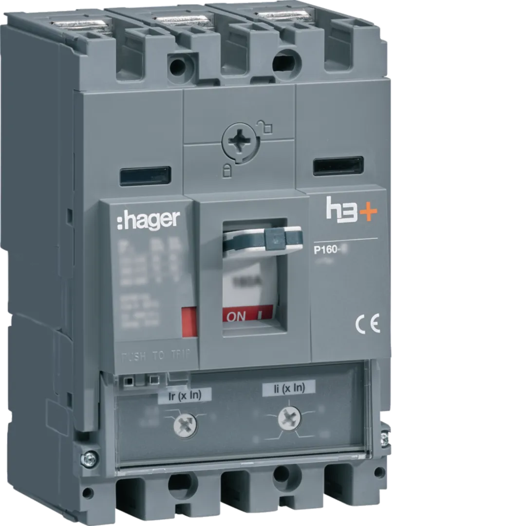 HHS025DR - Moulded Case Circuit Breaker h3+ P160 TM ADJ 3P3D 25A 25kA FTC