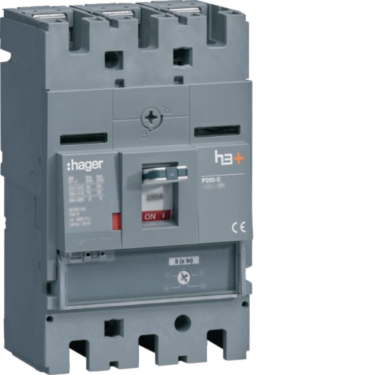 HNT160BR - Interruttore automatico h3+ P250 magnetico 3poli 160A 40kA