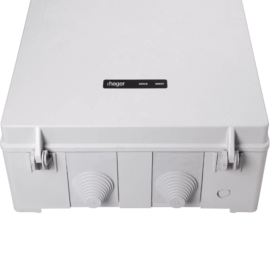 HSA2-400BB - Coffret d&#039;abonnés weber.hsa400 400A 3LNPE entr./sort.brides rebord 2×EFZ/sort.EF