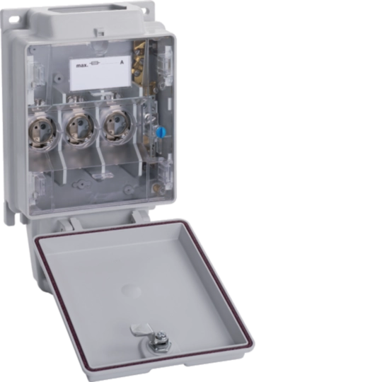 HSE25-EB-B - Coffret d&#039;abonnés weber.hse25 25A entrée/sortie brides Cu/Al