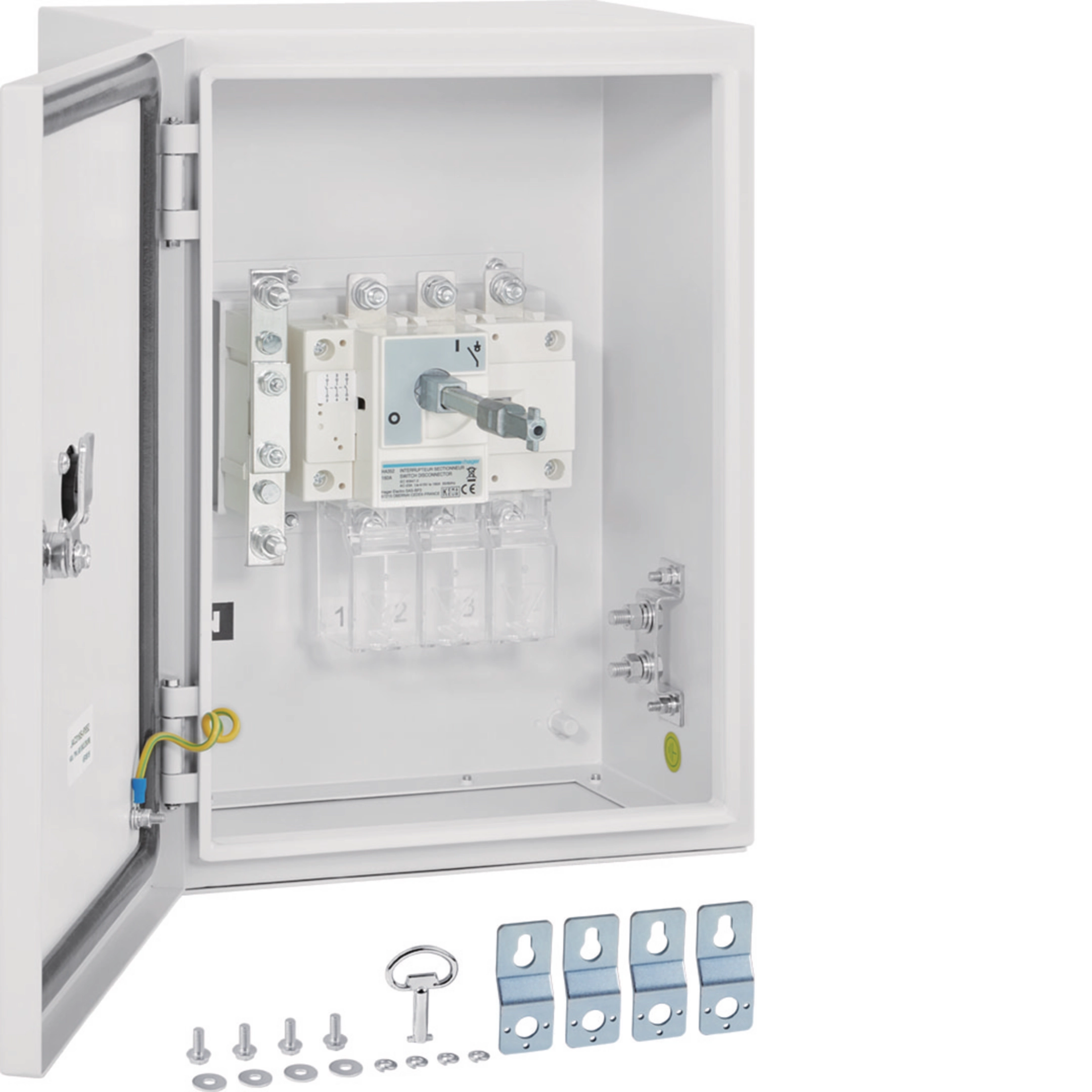 160A TPN SWITCH Enclo, LBS, AC23, IP55 • JAC316S-IP55 | Hager