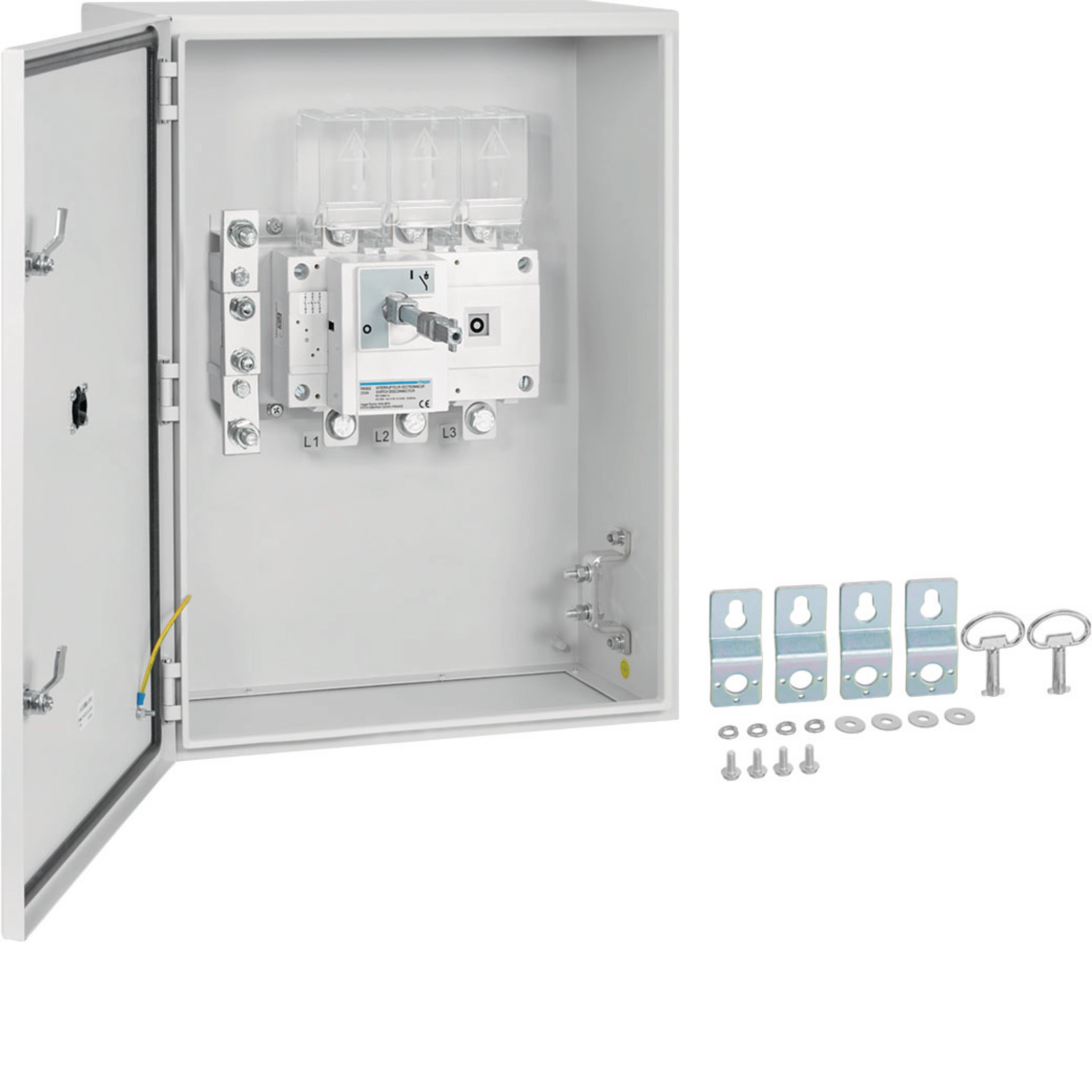 IP55Enclosed Switch Disconnector TPN200A • JAE320S-IP55 | Hager