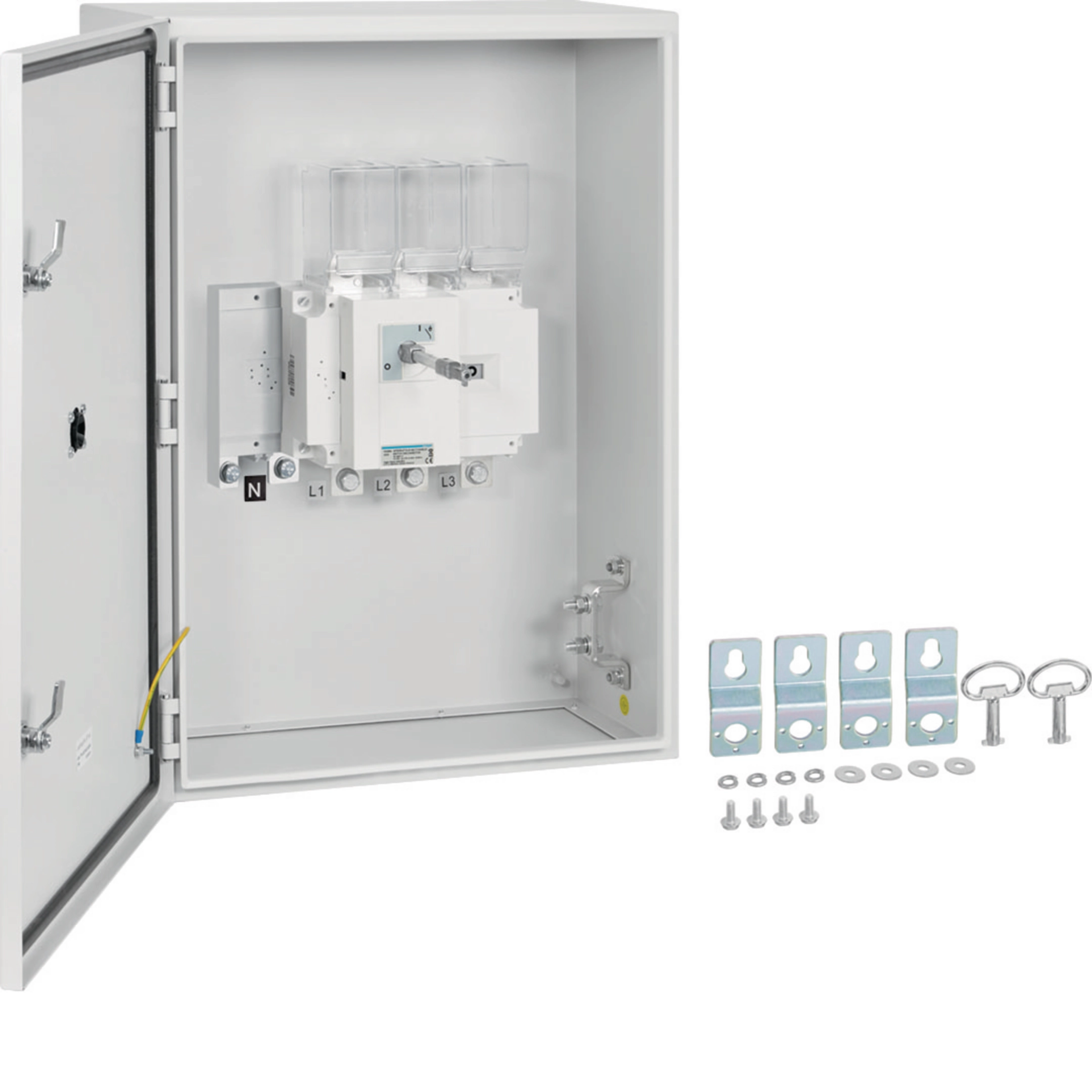 400A TPSN SWITCH Enclo, LBS, AC23, IP55 • JAG440S-IP55 | Hager