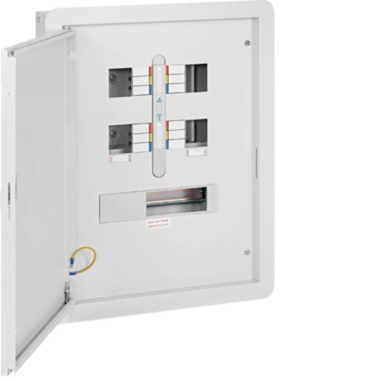 JK1B022F2WA316 - 125A TPN board, invicta, 2+2way,flush, with wiring