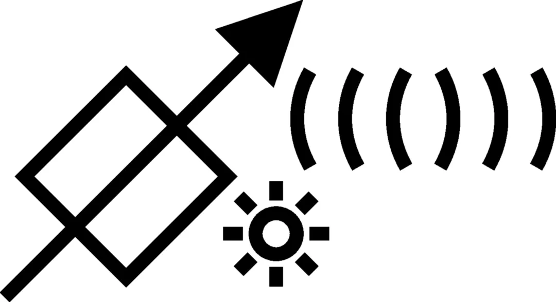 85801100 - KNX-Funk Helligkeitssensor KNX Funk polarweiß, matt