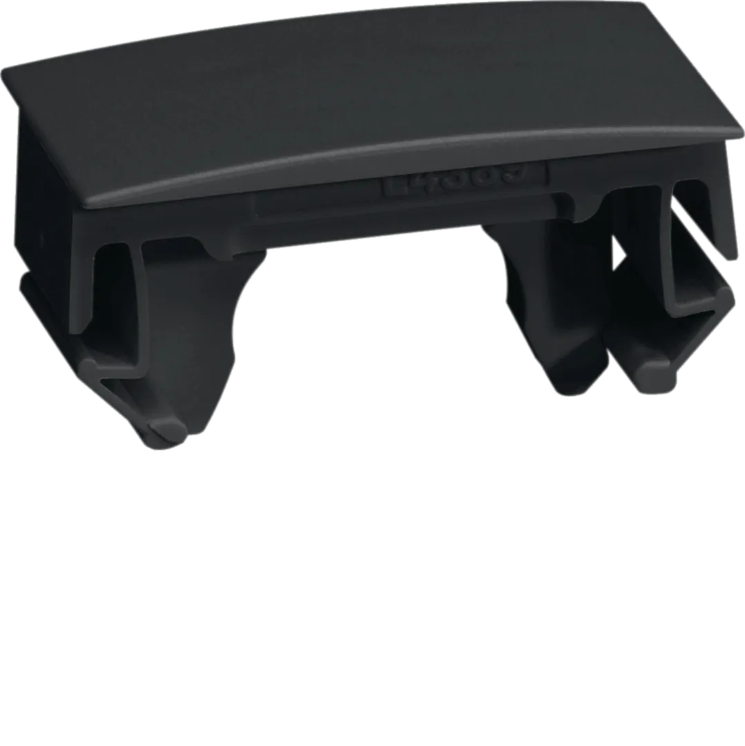 Goulotte appareillable queraz enclipsage direct h 54mm x p 54mm L200mm PVC  noire HAGER GBD5005009011