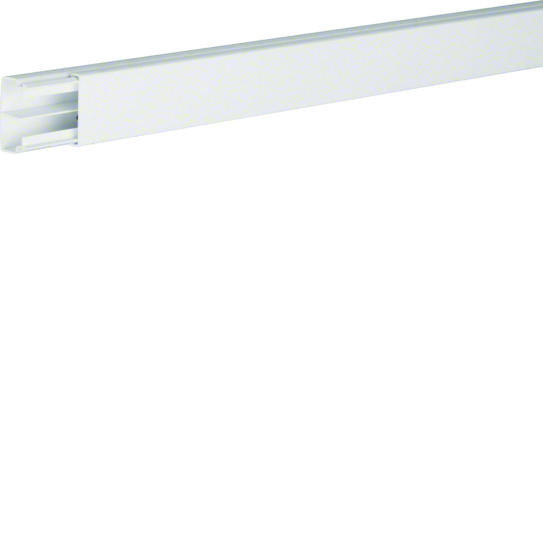 Vezetékcsatorna fedéllel műanyag 33mm x 20mm x 2000mm fehér kezeletlen LF Hager