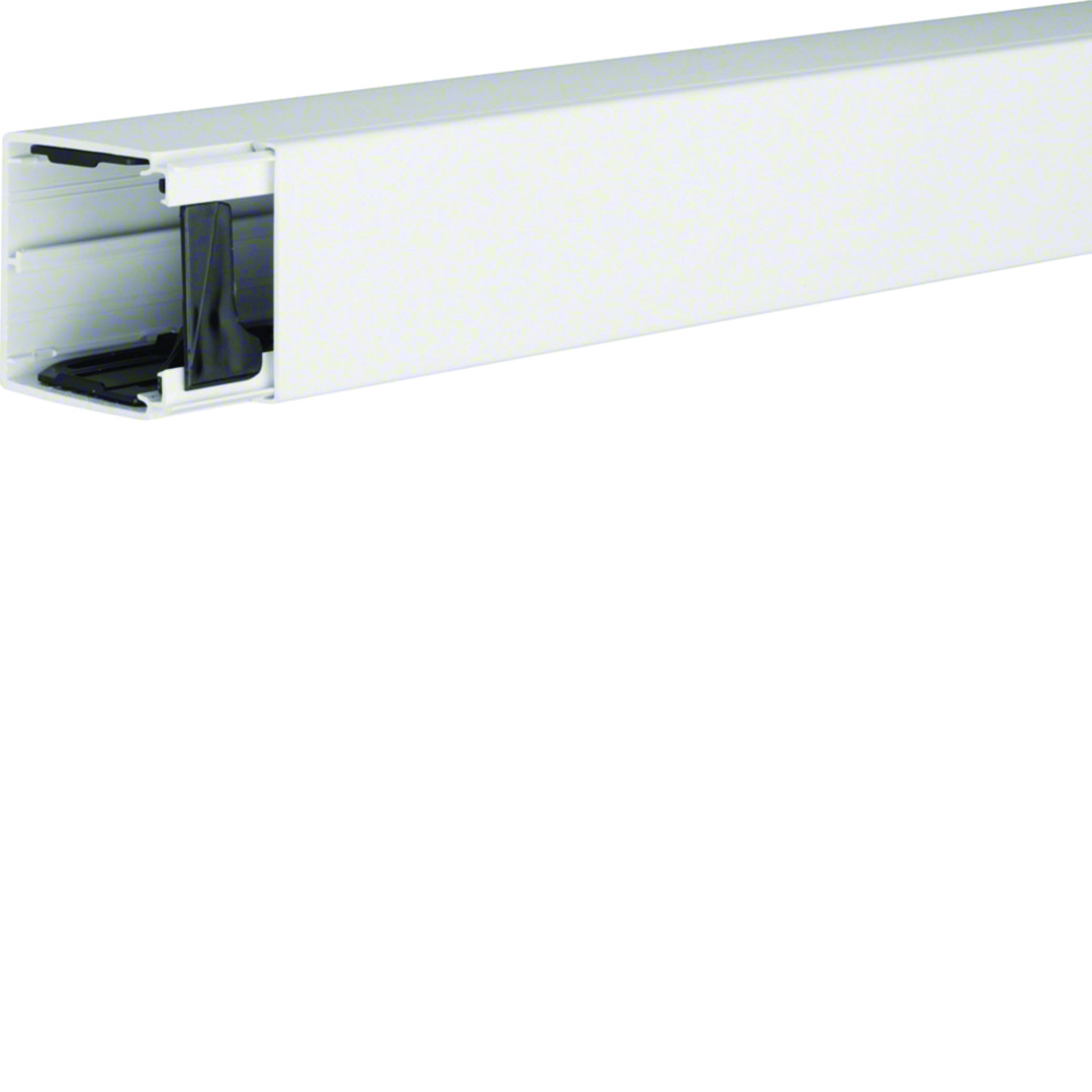 Vezetékcsatorna fedéllel műanyag 57mm x 60mm x 2000mm fehér kezeletlen LF Hager