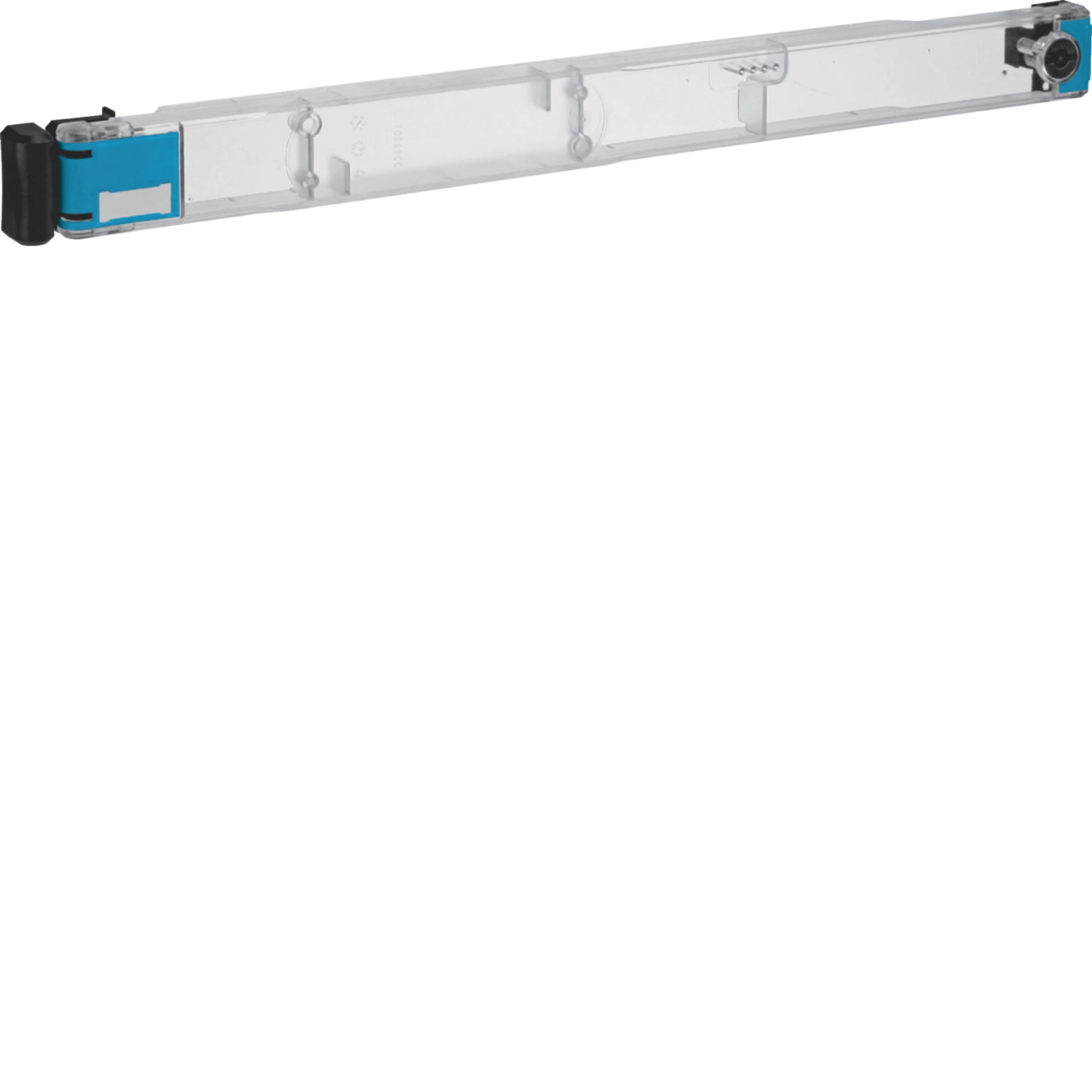 LLZ033 - Couvercle d&#039;emplacement vide, transparent, sans ventilation, hauteur 150mm