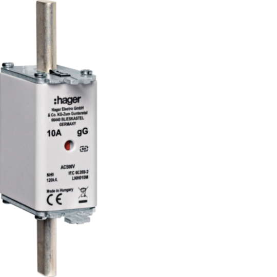 LNH100M - Mespatroon NH0 100 A 500 V gG combimelder