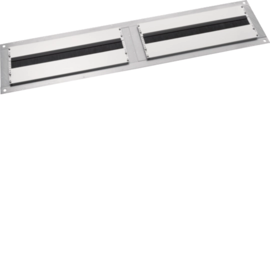 M-BBB16040 - Bodenblech 3-teilig mit Bürsten 1600x400 (BxT) verzinkt