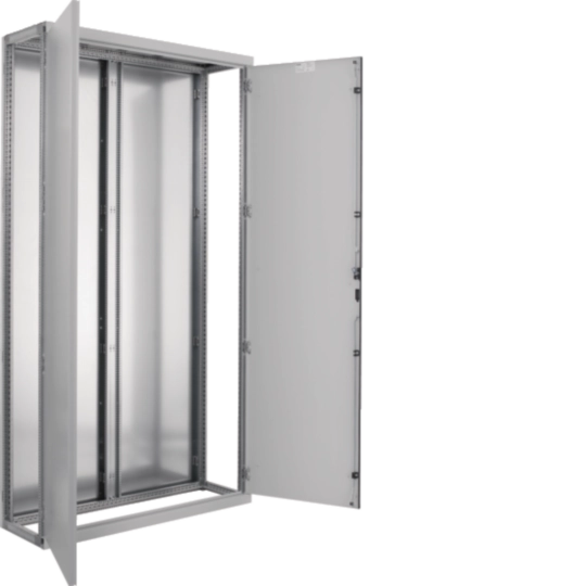M-R1204022S - Armoire standard IP40 tôle recouvrement flasque entrée 2mm 1200x2200x400 RAL7035