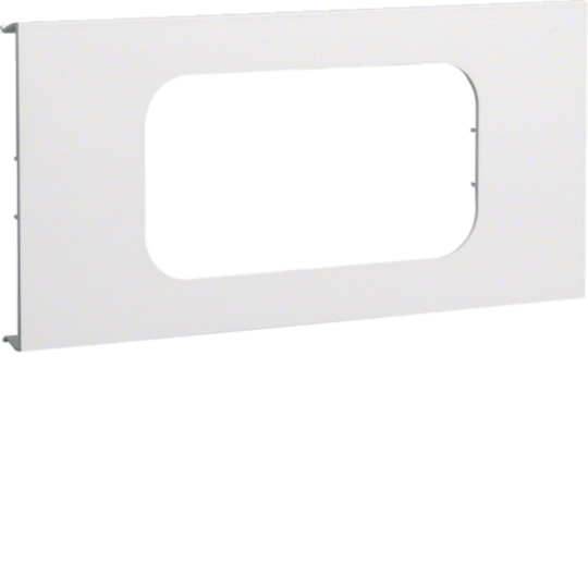 Blende 2-fach R18 für UP-Einsatz mit Rahmen BRA/S Oberteil 120mm verkehrsweiß