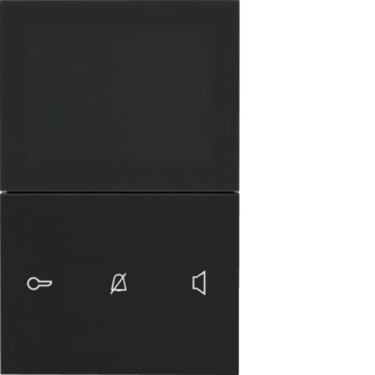 REA665Y - Innenstation Video Komfort AP 2Draht schwarz glänzend TOUCH für Sprechanlagen
