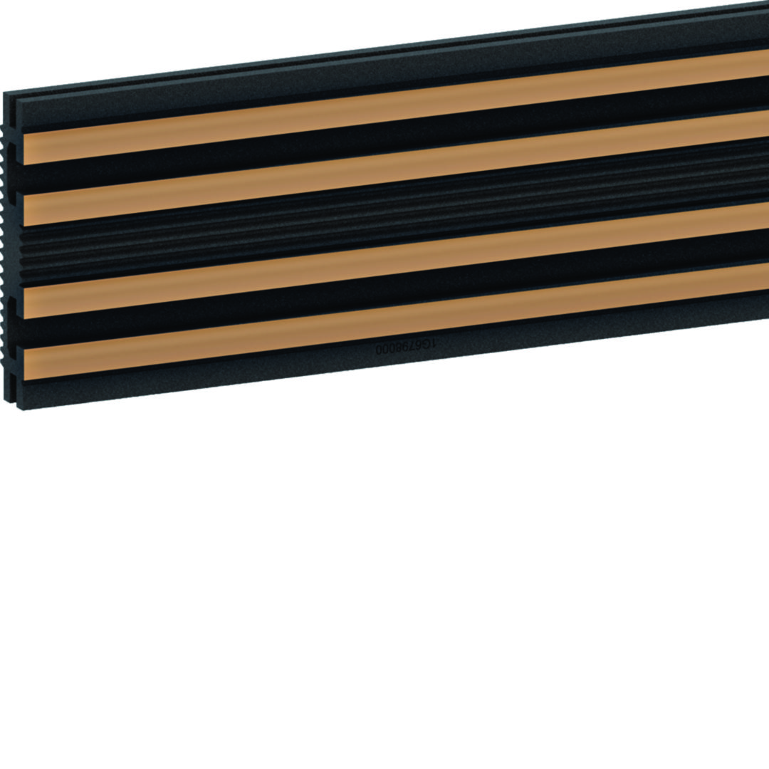 Alumínium (Al) gyűjtősín anodizált profil lamellás 1600A 1970mm x 100mm x 2000mm ezüst bevonatú QuadroEvo Hager