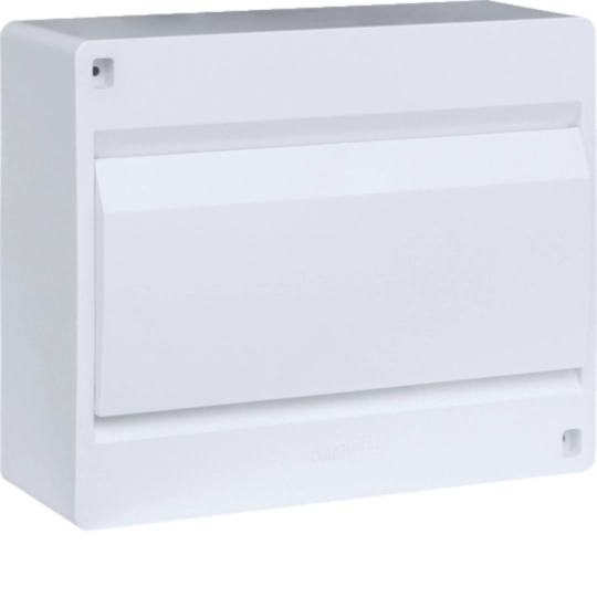 VD110PT - Sm.distr.,VD/IC²,surface,1row,10M,IP40,MS-terminals,N+PE,AUS,white door