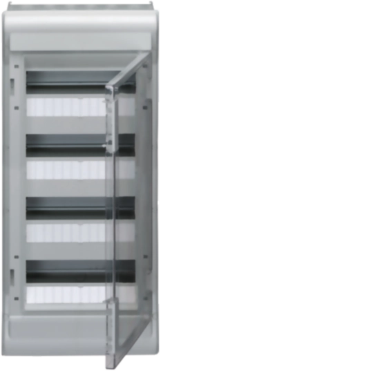 VE412G - Vector Centralino Ip65 Da Parete Porta Trasparente 48 Mod (4X12 Mod)