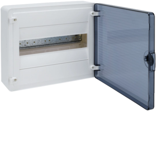 VS112TR - Coffret saillie 12 M porte transp.