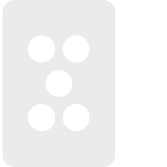 WBHSP5-MW - Allure 5 Gang Switch Plate MW