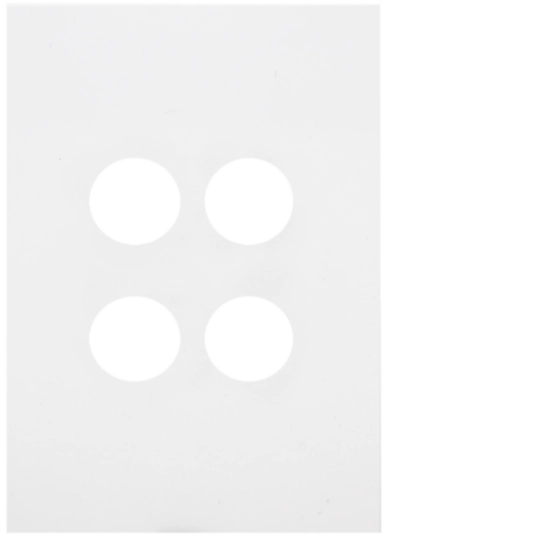 WBQSP4 - FIN 4 Gang Switch Plate