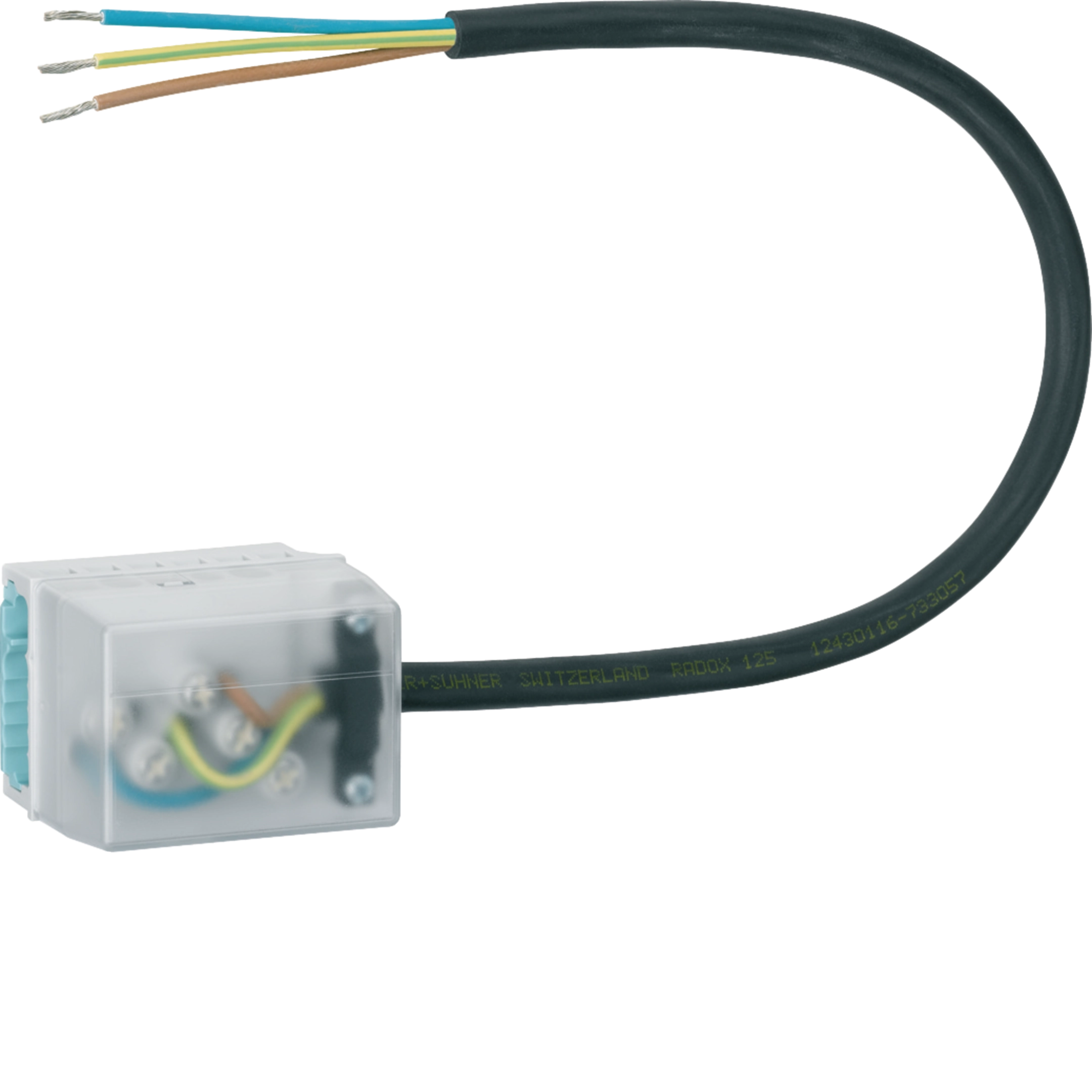 WH107719Z - Boîte L2-N-PE 16A pour câble plat POWER avec câble 300mm