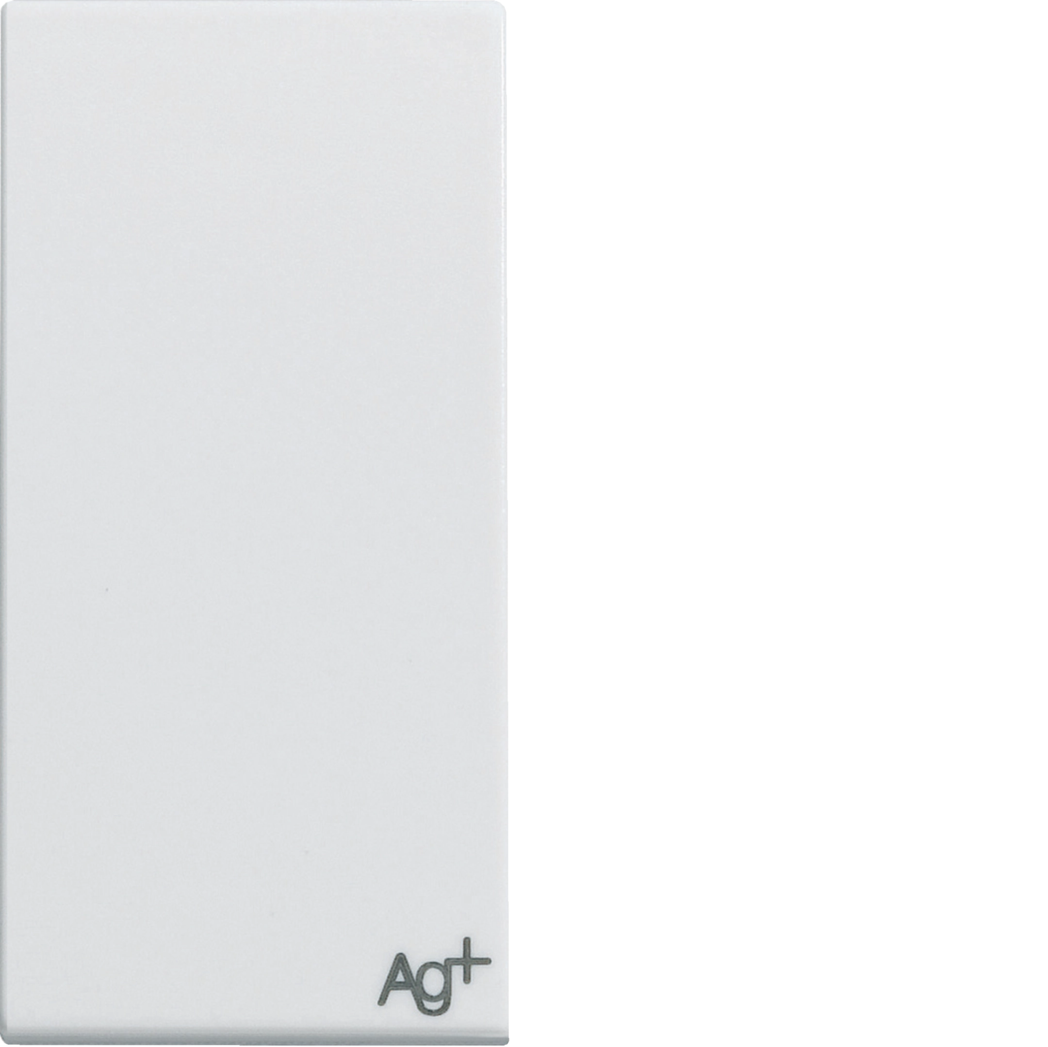 Poussoir Porte-étiquette HAGER WS031 Systo - Blanc (1 Module) - Neuf