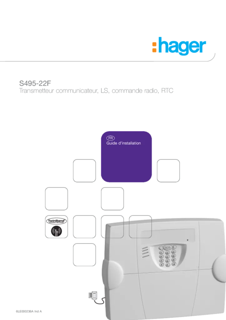 Image notice Instal TT RTC Hager S495_22F | Hager France