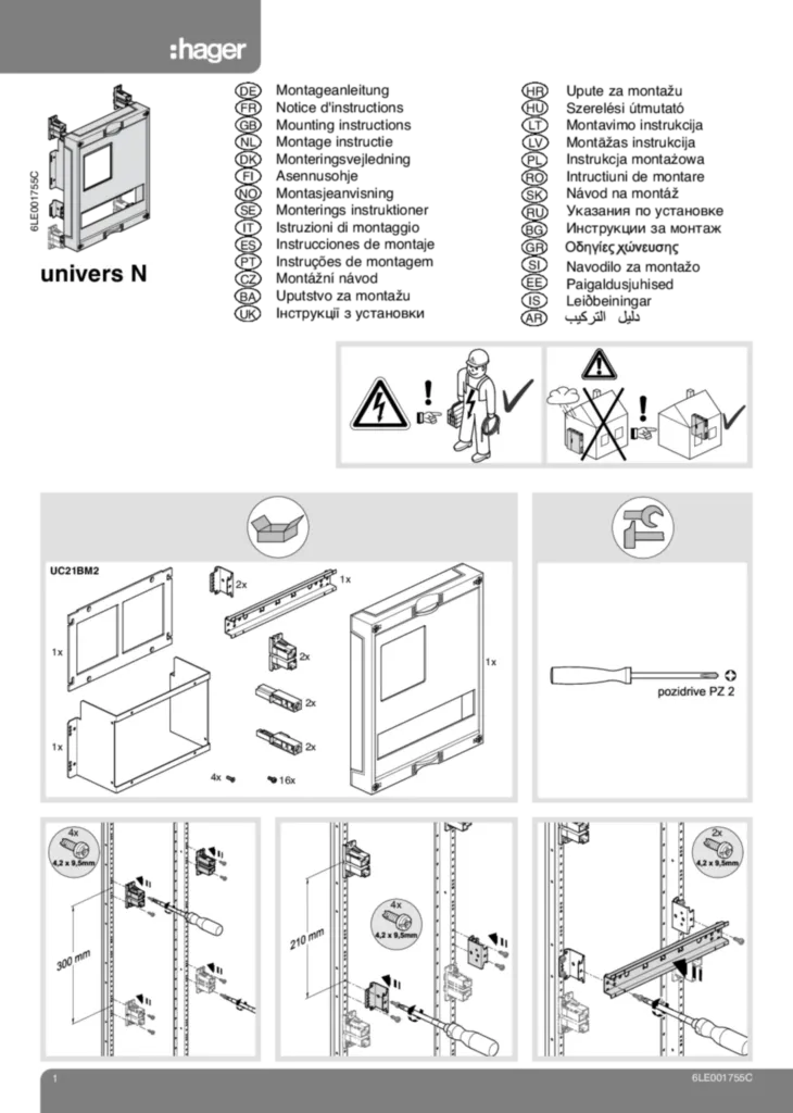 Montageanleitung für UC21BM2