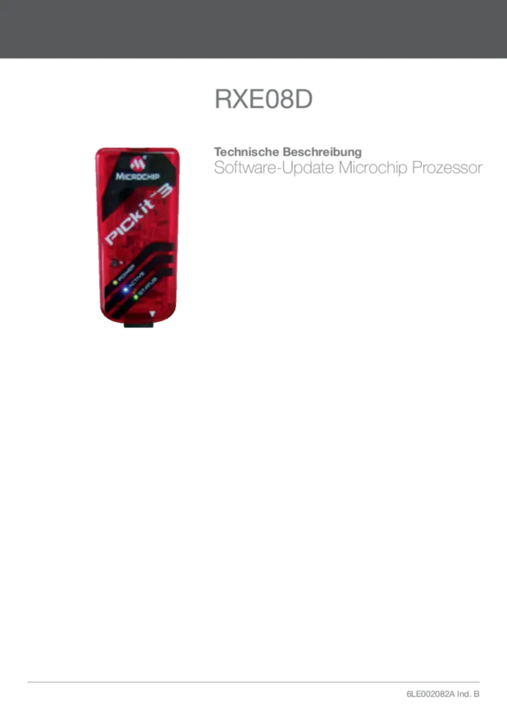 Bild Montageanleitung für RXE08D - Microchip Prozessor für Software-Update (DE, Stand: 01.2018) | Hager Deutschland