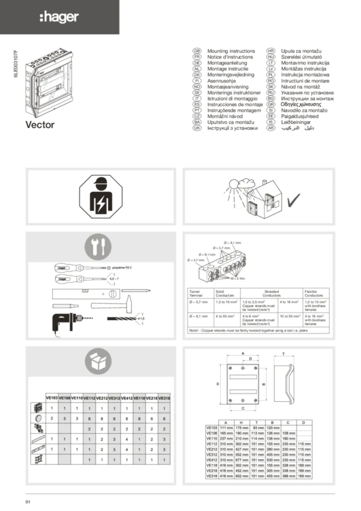 Image Installation manual International 2022-02-07  | Hager Australia