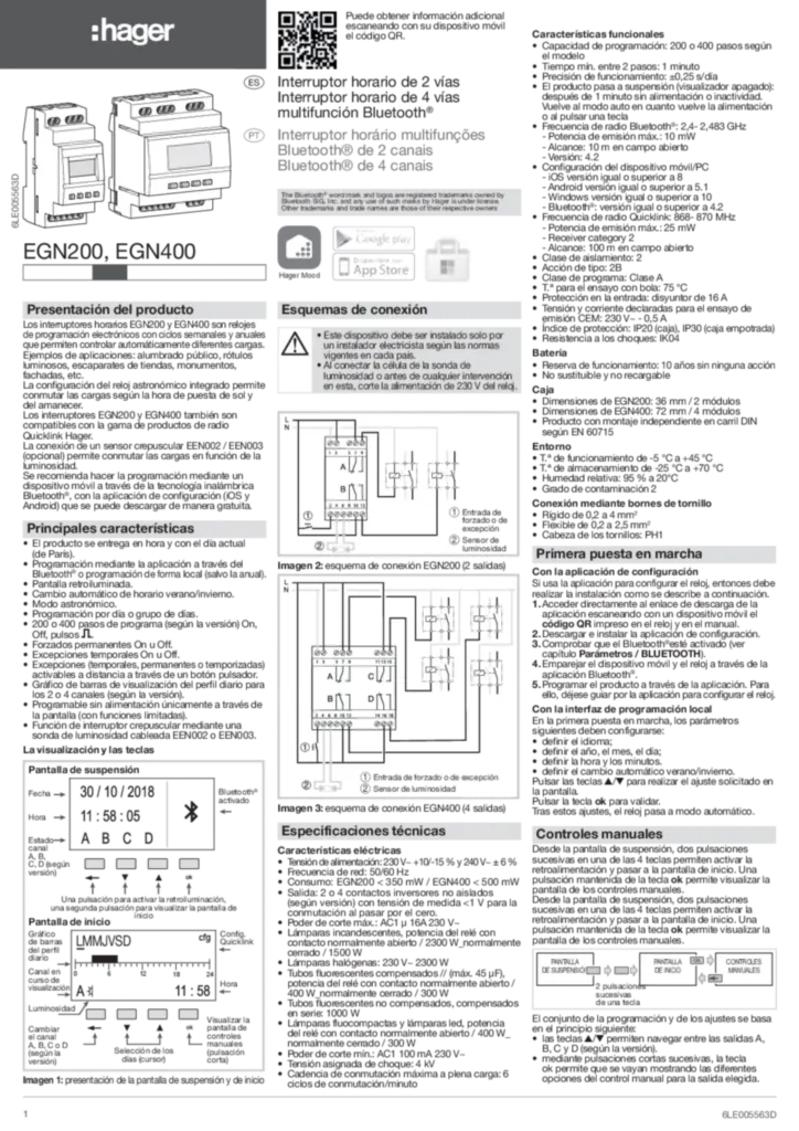 Imagen Manual de instalación es-ES, pt-PT 2020-11-24 | Hager España