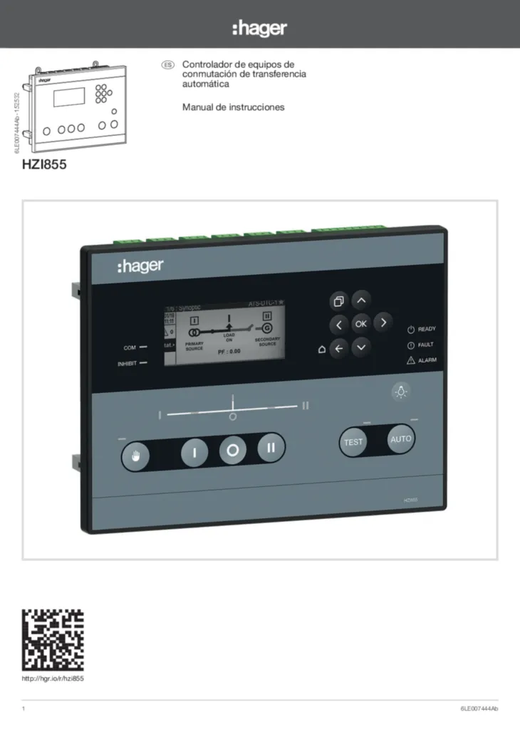 Imagen Manual de instrucciones - ES | Hager España