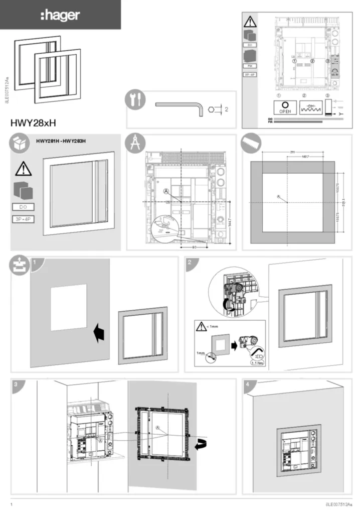 Bild Montageanleitung International 2021-07-07 | Hager Deutschland