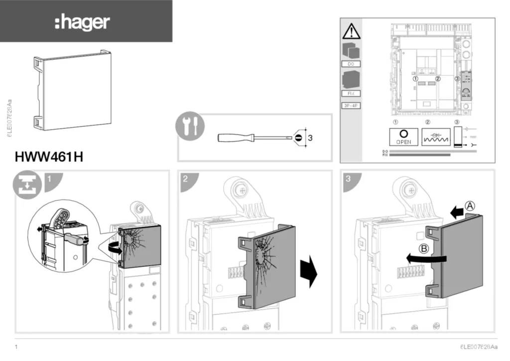 Image 6LE007628Aa_Sentinel_TU_Screen_replacement_kit_web.pdf | Hager Suisse
