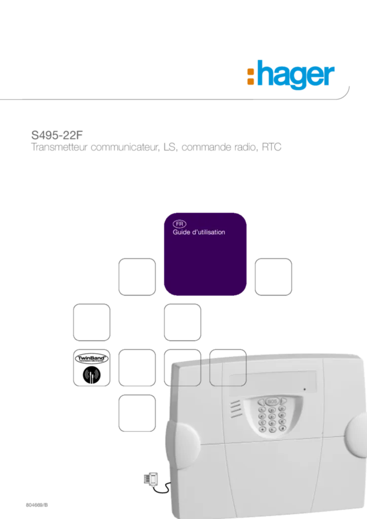 Image notice Util TT RTC Hag S495-22F | Hager France