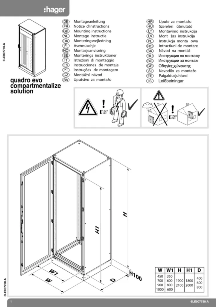 Image Operating manual International 2021-05-19 | Hager France