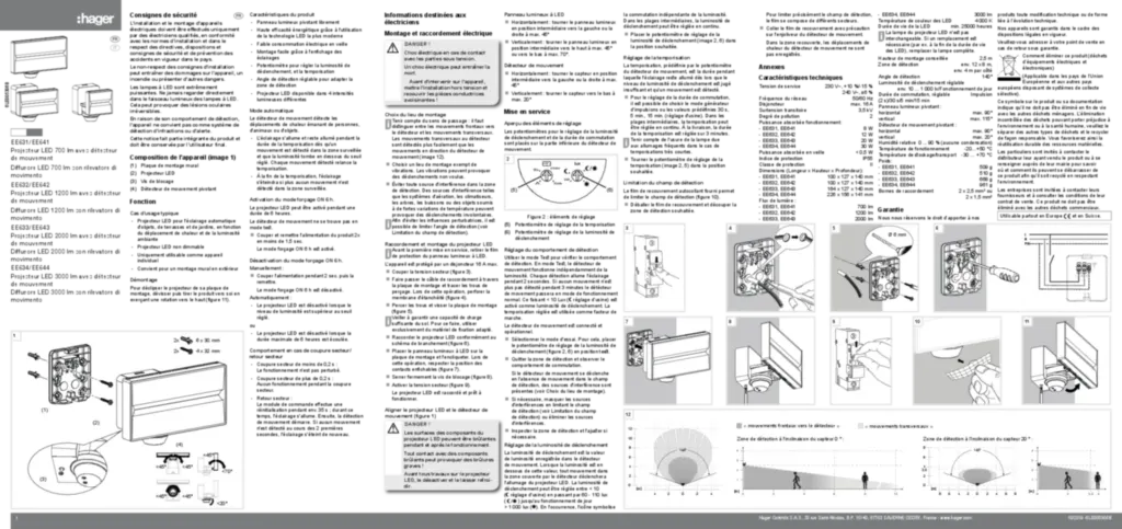 Immagine Manuale di installazione fr-FR, it-IT 2019-10-04 | Hager Italia