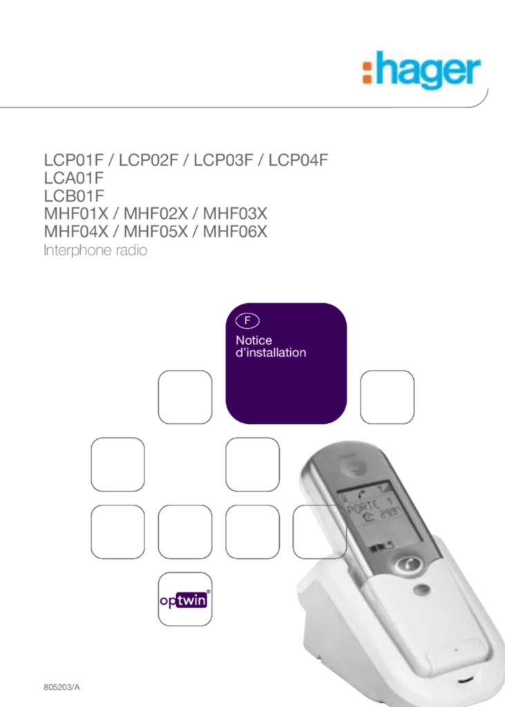Kit d'interphone sans fil Logisty LCP01F - Offre spéciale ! Parce