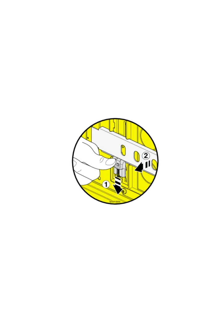 Bild Montageanleitung für ZAxx, ZExx, ZSxx - Schränke (Stand: 05.2006) | Hager Deutschland